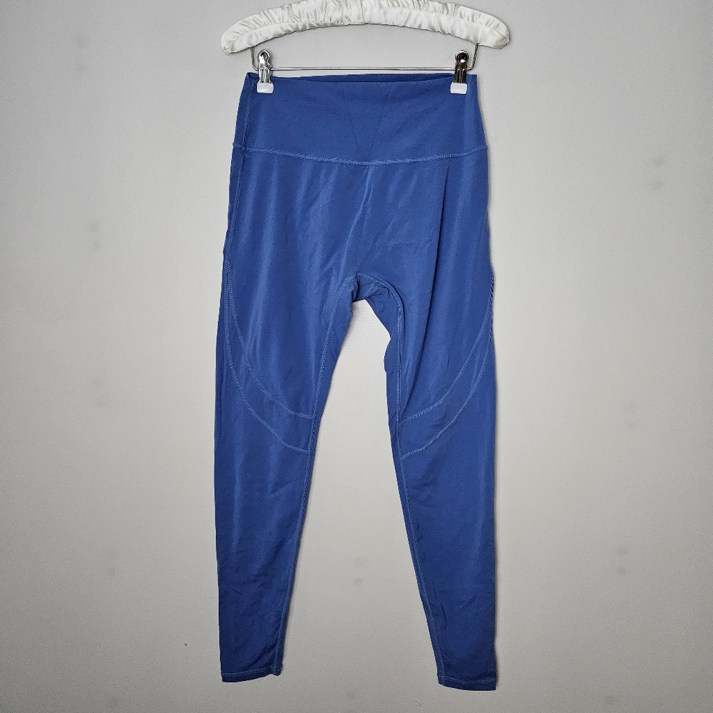 Buffbunny Collection Leggings High Waist Blue Athleisure Casual Workout Solid